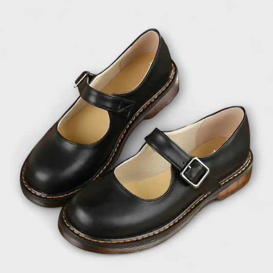 Matilda | Classic Buckle Mary Jane Shoes — Alfa Empire, view 2