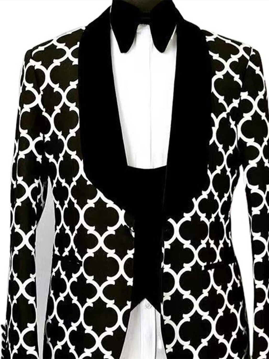 Nathan | Modern Checkered Single Breasted Suit — Alfa Empire, view 3