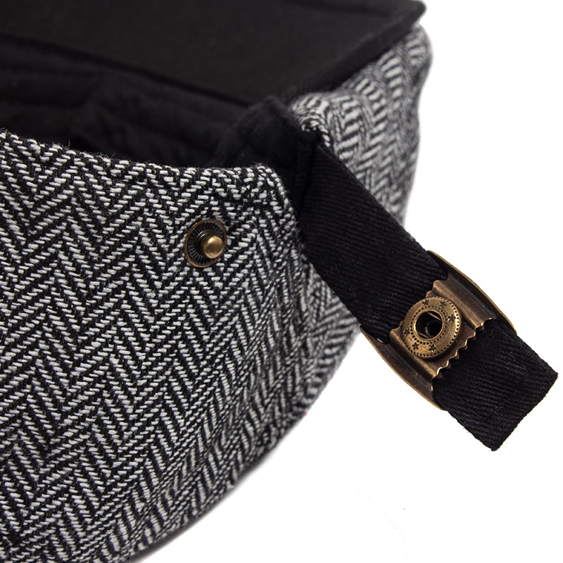 Zandro | Classic Textured Flat Cap — Alfa Empire, view 10
