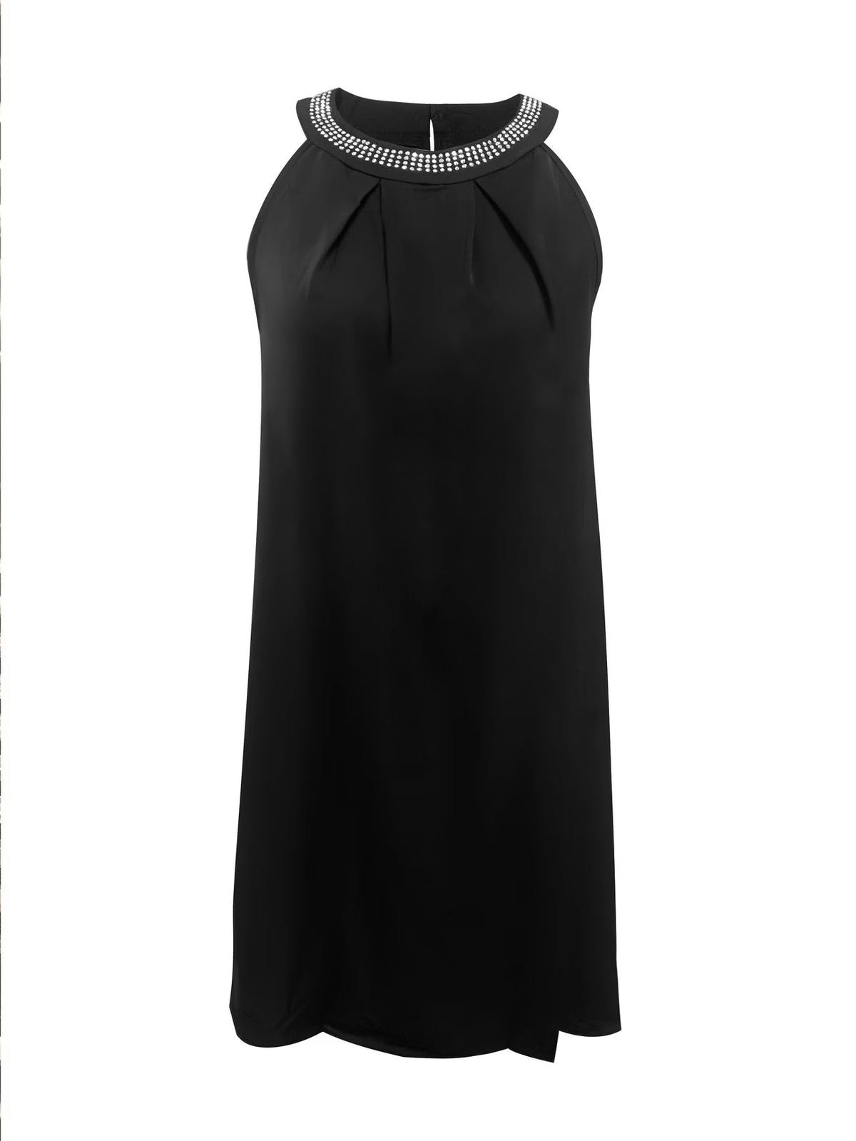 Alanna | Casual Sleeveless Tucked Dress — Alfa Empire, view 2