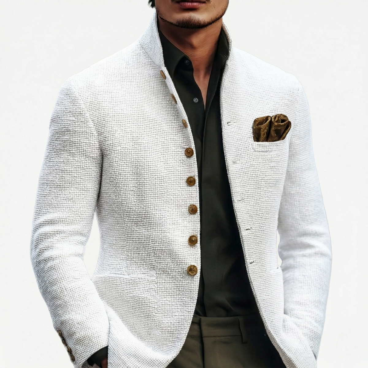 Alaric | Classic Single-Breasted Blazer — Alfa Empire, view 2