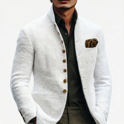 Alaric | Classic Single-Breasted Blazer — Alfa Empire, view 2