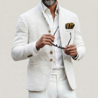 Alaric | Classic Single-Breasted Blazer — Alfa Empire, view 3