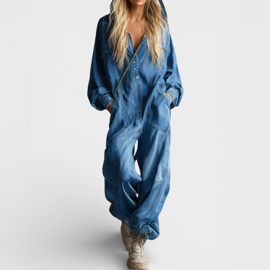 Damejumpsuit med lange ærmer — Alfa Empire, billede 1