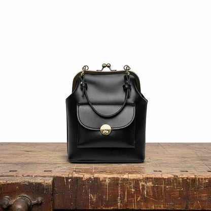 Alison | Refined Vintage Lux Bag — Black — Alfa Empire, view 1
