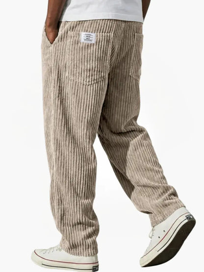 Baxter | Vintage-Inspired Corduroy Pants — Khaki — Alfa Empire, view 4
