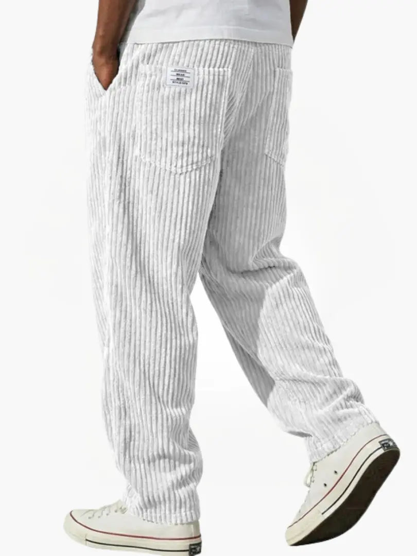 Baxter | Vintage-Inspired Corduroy Pants — White — Alfa Empire, view 7