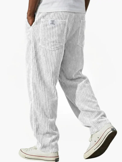 Baxter | Vintage-Inspired Corduroy Pants — White — Alfa Empire, view 7