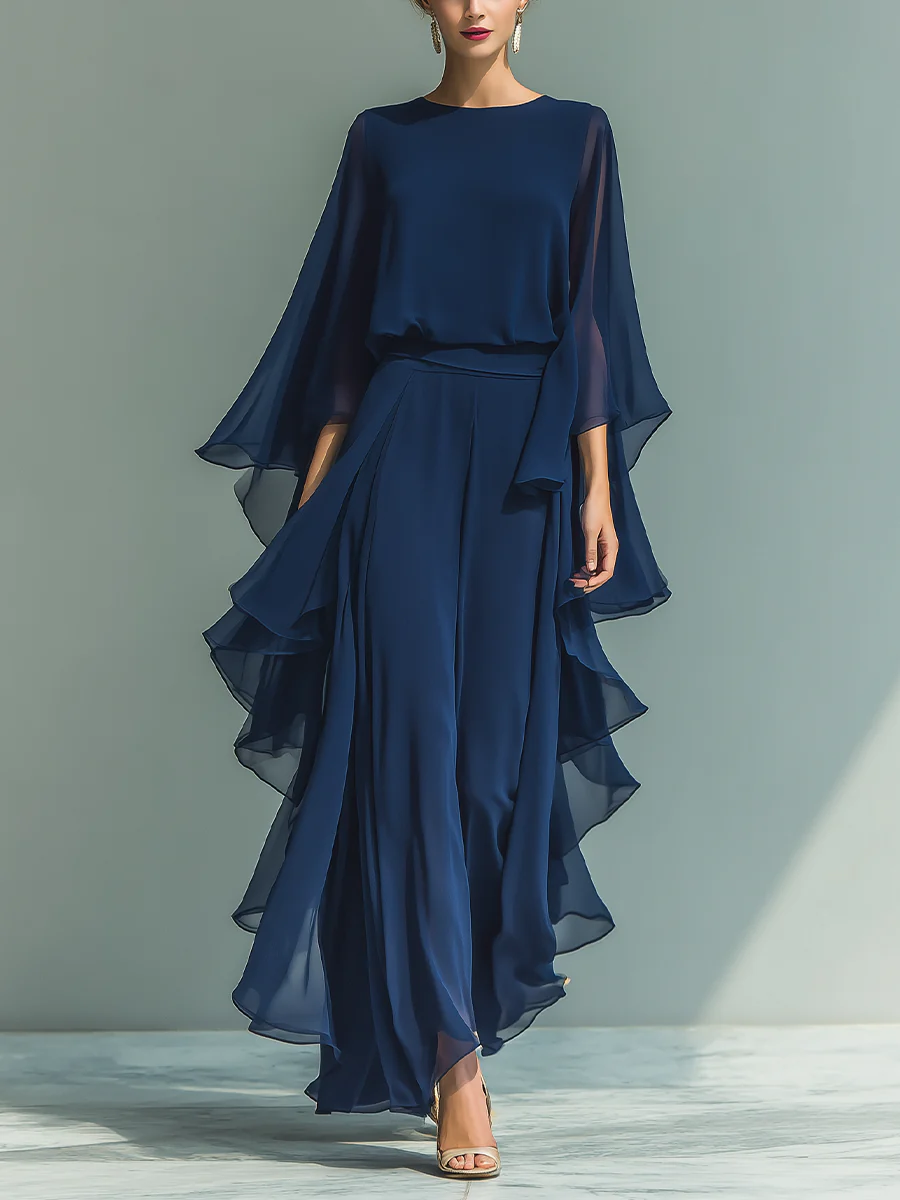 Beatrice | Refined Chiffon Set — Alfa Empire, view 1