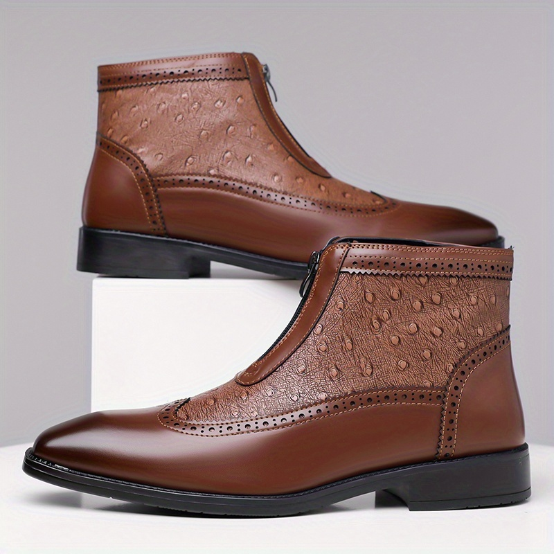 Belmar | High Cut Ostrich Shoes — Alfa Empire, view 3