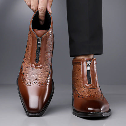 Belmar | High Cut Ostrich Shoes — Alfa Empire, view 9