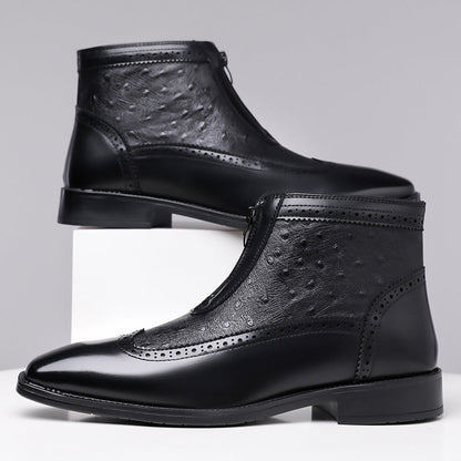 Belmar | High Cut Ostrich Shoes — Alfa Empire, view 10