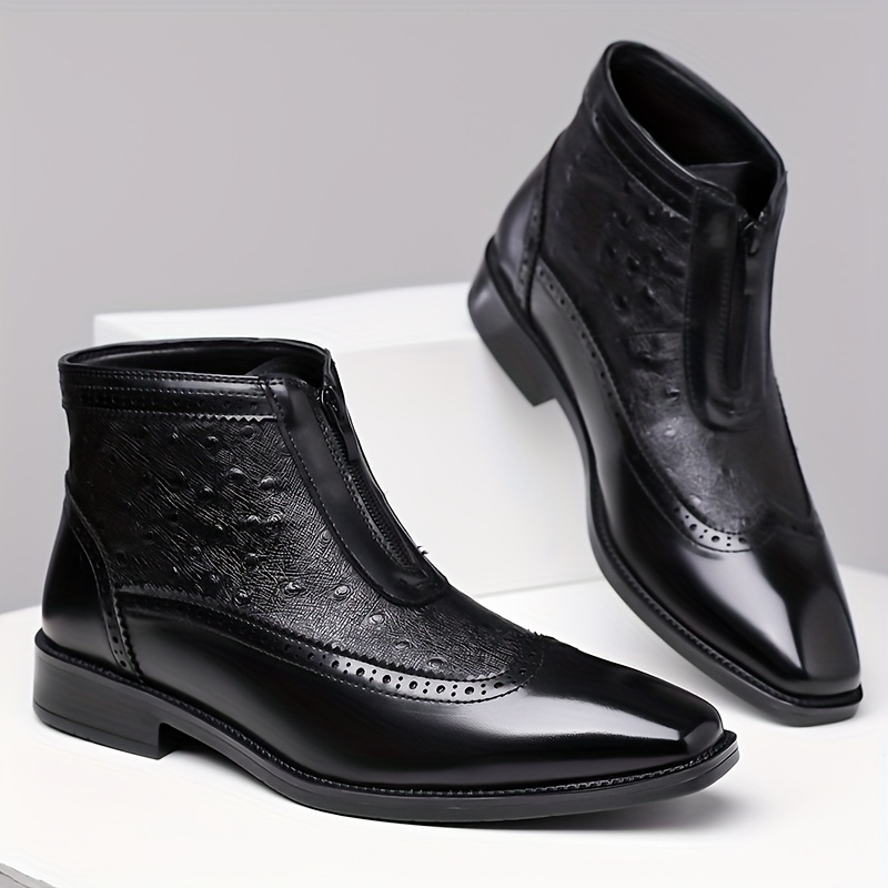 Belmar | High Cut Ostrich Shoes — Alfa Empire, view 11