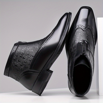 Belmar | High Cut Ostrich Shoes — Alfa Empire, view 12