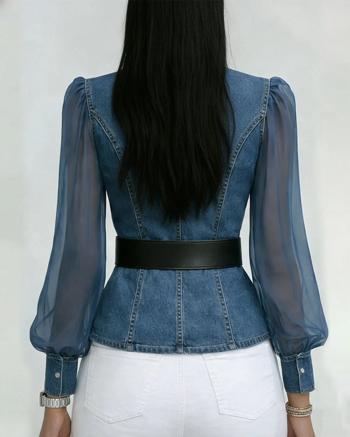 Bernadette | Belted Statement Top — Alfa Empire, view 3
