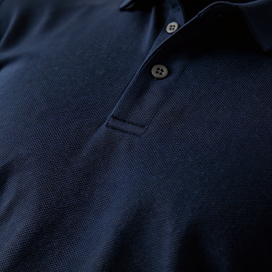 Callan | Casual Long Sleeve Collared Polo — Alfa Empire, view 6