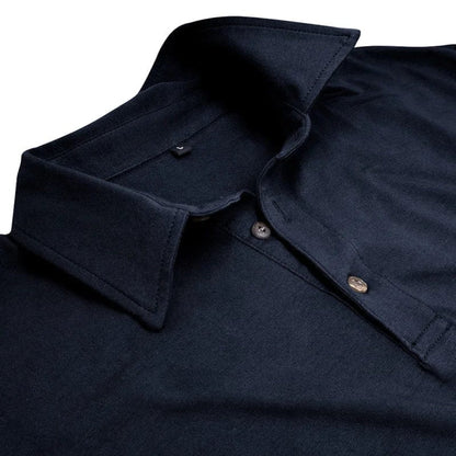 Callan | Casual Long Sleeve Collared Polo — Alfa Empire, view 7