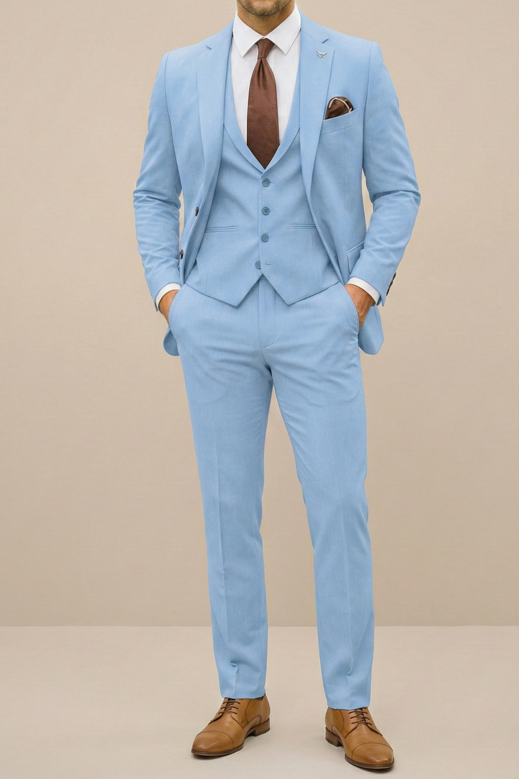 Cameron | Classic Modern Three Piece Suit Set — Alfa Empire, view 1