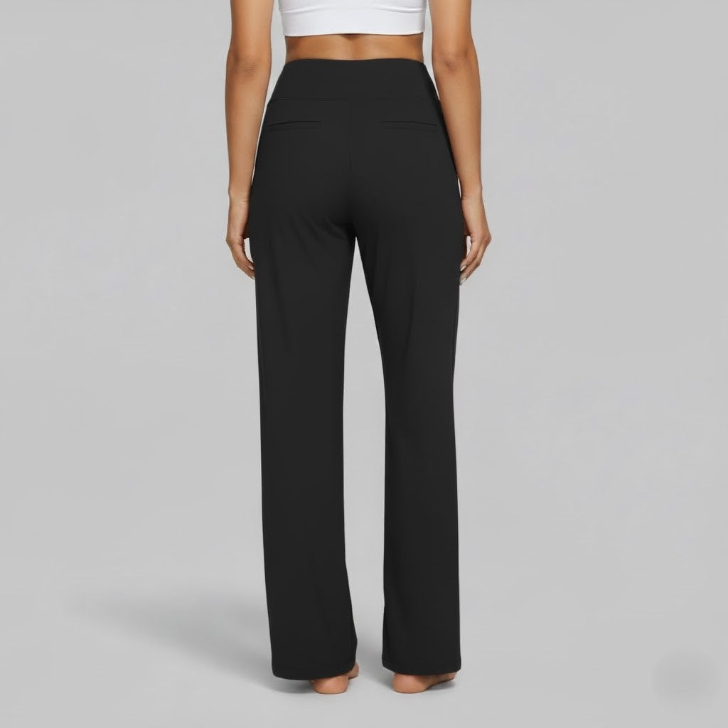 Camille | Comfortable Stretch Pants for Women — Black — Alfa Empire, view 12