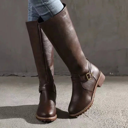 Celestine | Orthopedic Leather Boots — Alfa Empire, view 3