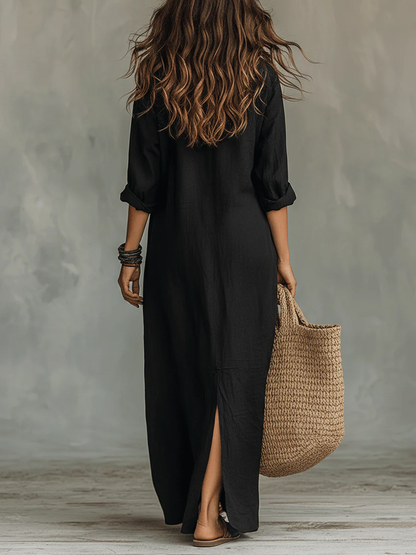Chantelle | Refined Silhouette Flattering Maxi Dress — Alfa Empire, view 3