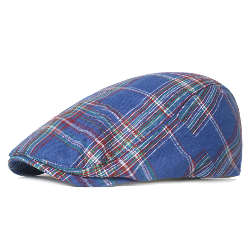 Connor | Classic Tartan Flat Cap — Cambridge Blue — Alfa Empire, view 2