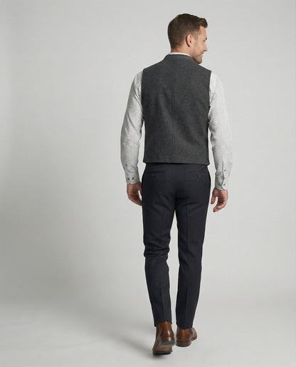 Conrad | Traditional Stand-Collar Waistcoat — Alfa Empire, view 5