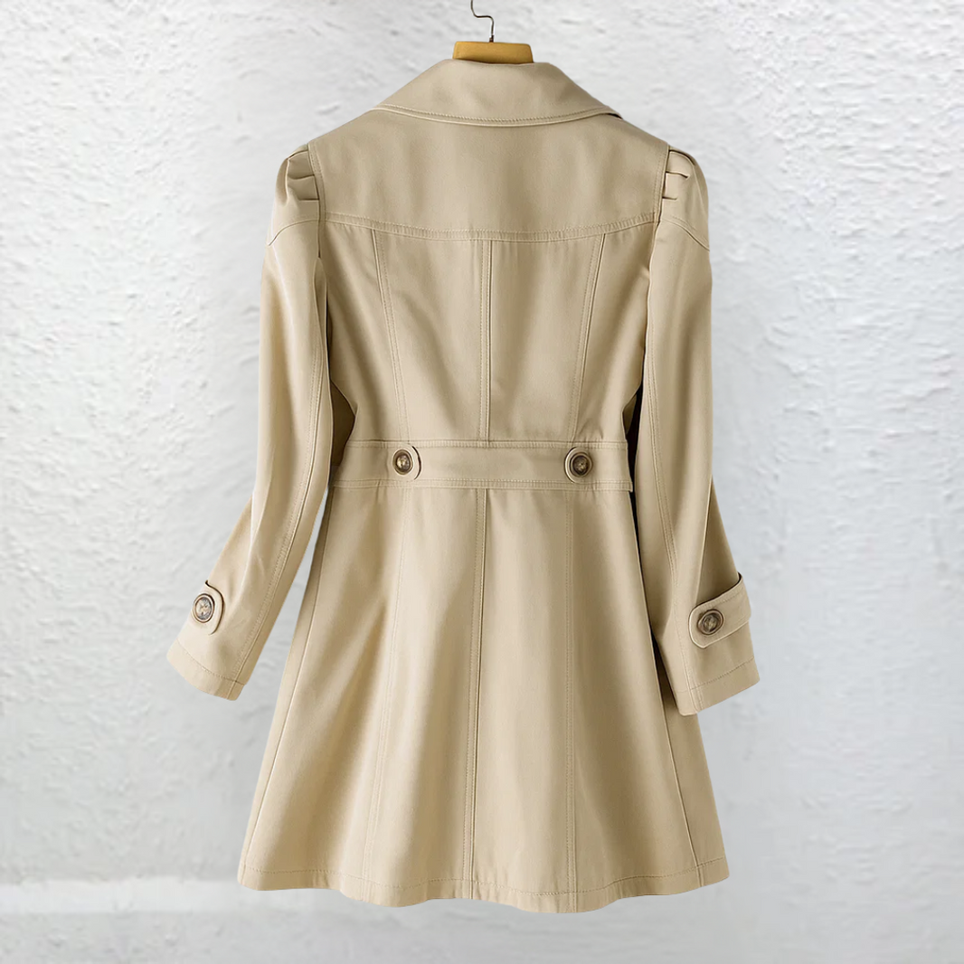 Cordelia | Vintage Trench Collar Coat — Alfa Empire, view 1