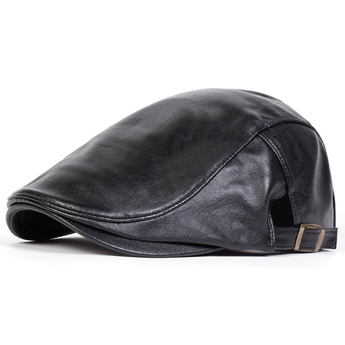 Daven | Classic Flat Cap — Midnight Black — Alfa Empire, view 7