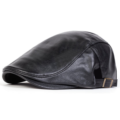 Daven | Classic Flat Cap — Midnight Black — Alfa Empire, view 7