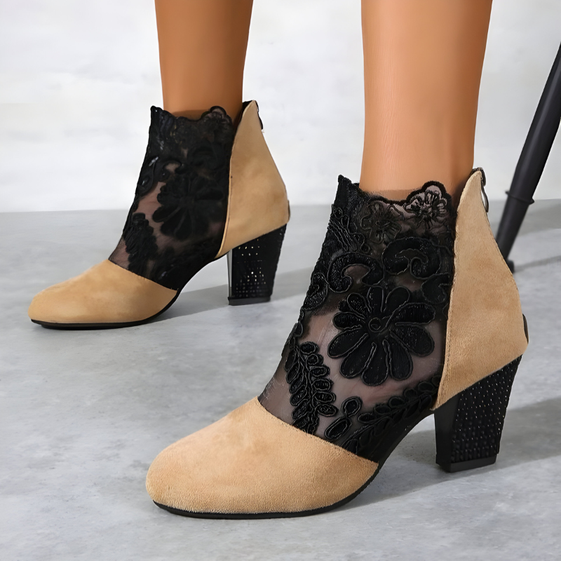 DOROTHY | BREATHABLE Orthopedic HEELS — Beige — Alfa Empire, view 5