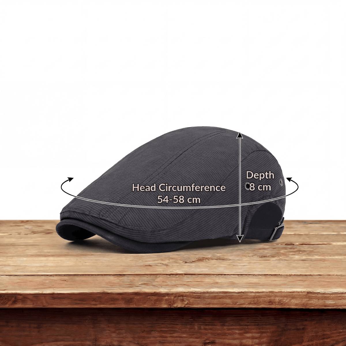 Edwardo | Modern Performance Flat Cap — Alfa Empire, view 3