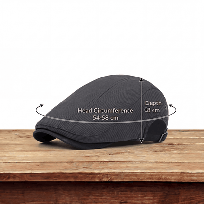 Edwardo | Modern Performance Flat Cap — Alfa Empire, view 3