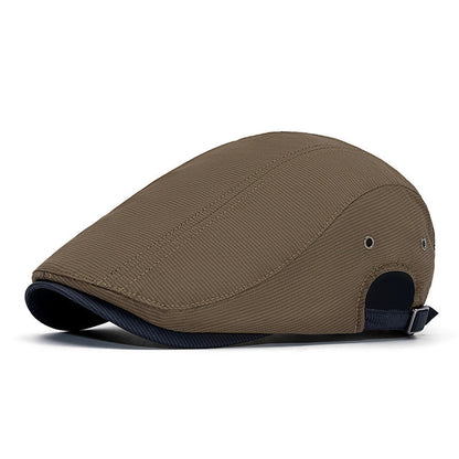 Edwardo | Modern Performance Flat Cap — Walnut Brown — Alfa Empire, view 8