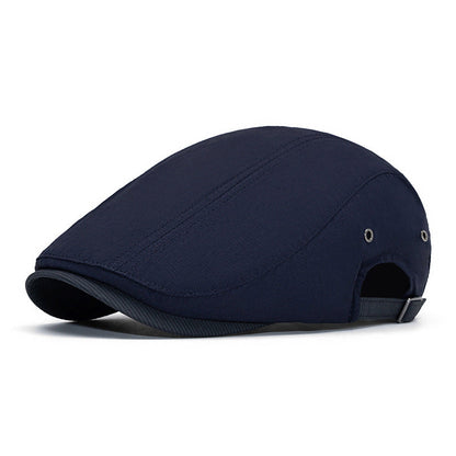 Edwardo | Modern Performance Flat Cap — Ink Blue — Alfa Empire, view 10
