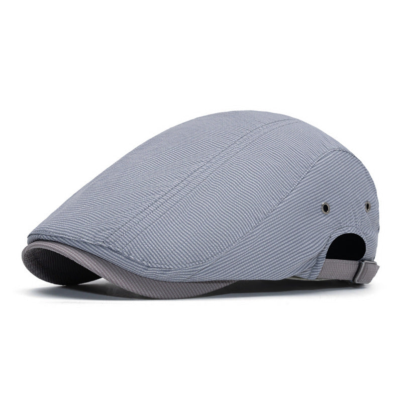 Edwardo | Modern Performance Flat Cap — Cloud Grey — Alfa Empire, view 11