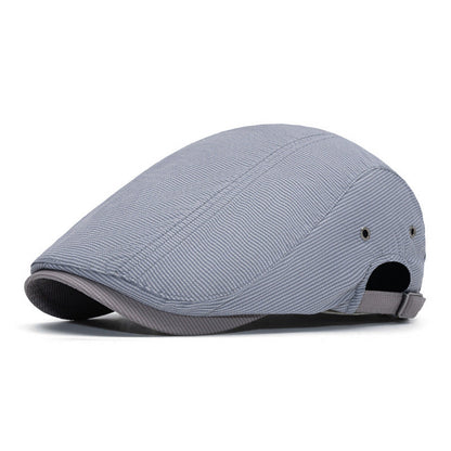 Edwardo | Modern Performance Flat Cap — Cloud Grey — Alfa Empire, view 11