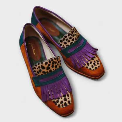 Fallon | Modern MultiColor Leopard-Print Loafer — MultiColor — Alfa Empire, view 1