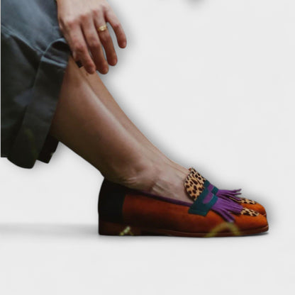 Fallon | Modern MultiColor Leopard-Print Loafer — Alfa Empire, view 2