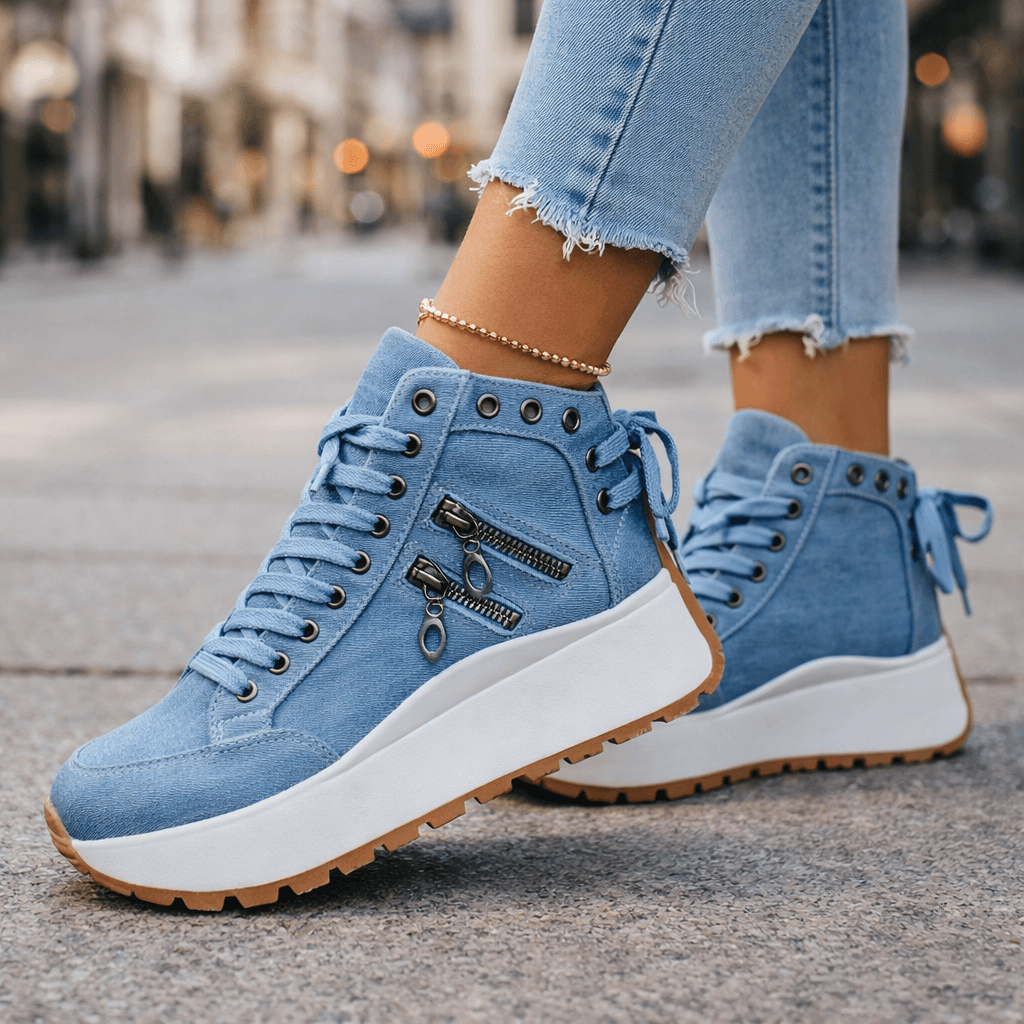 Fenella | High Cut Lace Shoes — Alfa Empire, view 1