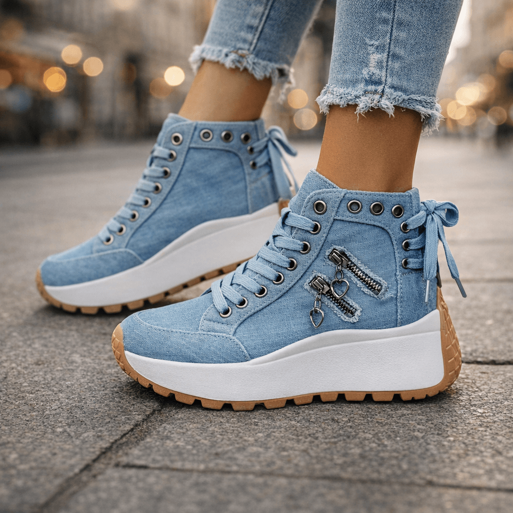 Fenella | High Cut Lace Shoes — Alfa Empire, view 3