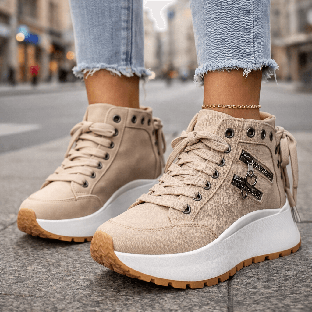 Fenella | High Cut Lace Shoes — Alfa Empire, view 4