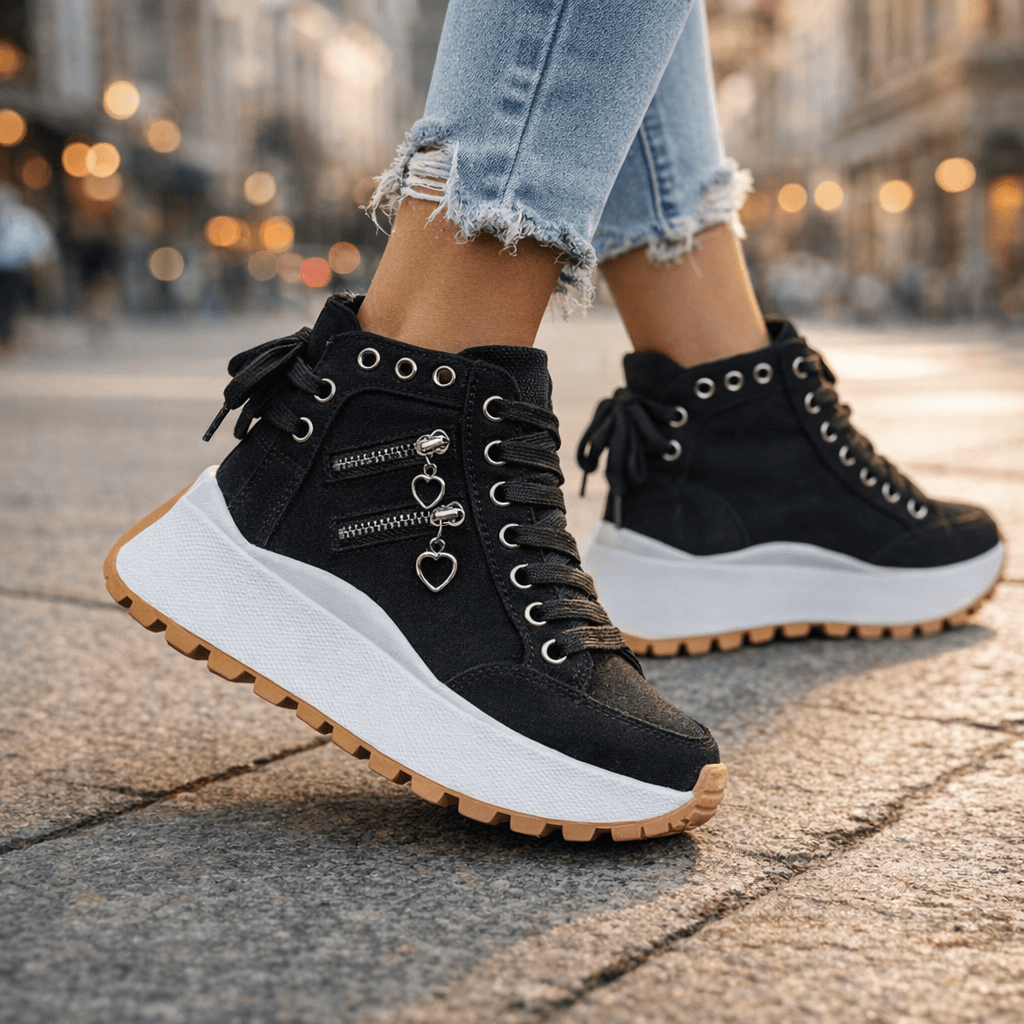 Fenella | High Cut Lace Shoes — Alfa Empire, view 7