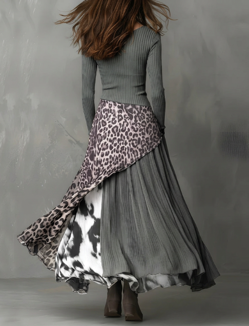 Francesca | Refined Slim Fit Maxi Dress — Alfa Empire, view 3