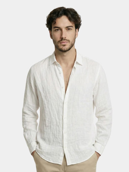 Franklin | Casual Summer Long Sleeve Shirt — Alfa Empire, view 1