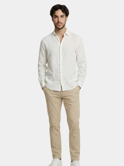 Franklin | Casual Summer Long Sleeve Shirt — Alfa Empire, view 3