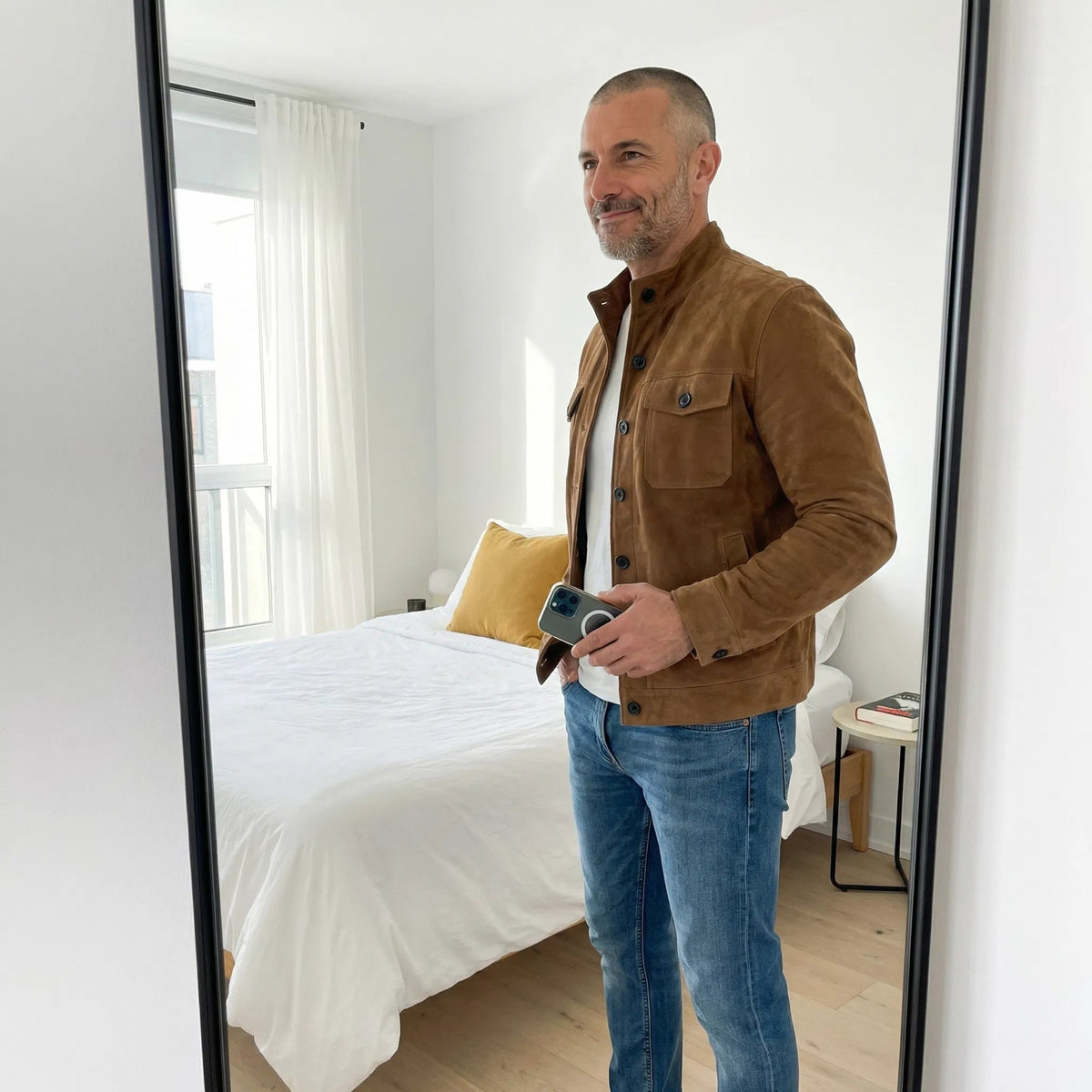 Freddie | Classic Pocket Suede Jacket — Alfa Empire, view 9