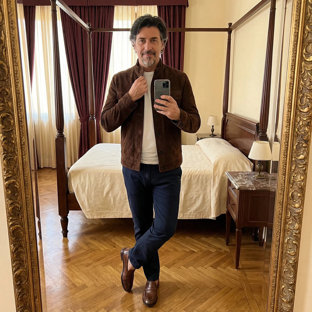 Freddie | Classic Pocket Suede Jacket — Alfa Empire, view 10