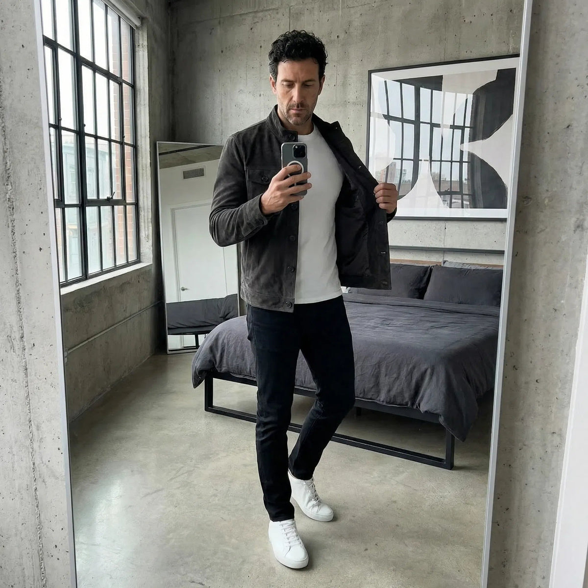 Freddie | Classic Pocket Suede Jacket — Alfa Empire, view 11