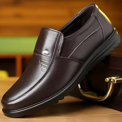 Gabriel | Casual Low Top Everyday Loafers — Brown — Alfa Empire, view 1